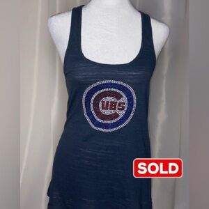 Soft As A Grape CHICAGO CUBS Women’s Tank Top size small.       (J)
